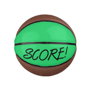 Score groen mini basketbal
