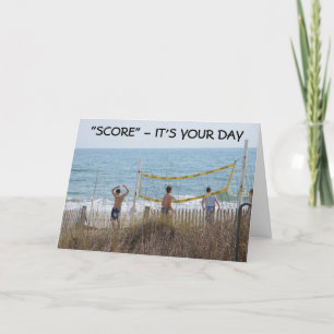 "SCORE" - HET IS UW *** VERJAARDAG *** KAART