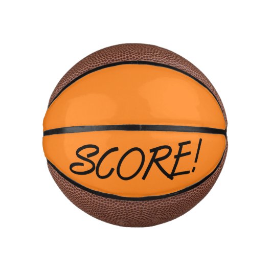 Score oranje mini basketbal (Voorkant)