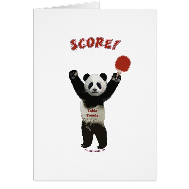 Score Panda Ping Pong (Voorkant)