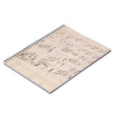 Score sheet van 'Moonlight Sonata' Notitieboek (Linkerzijde)