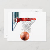 Scoreapparaat Basketball Briefkaart (Voorkant / Achterkant)
