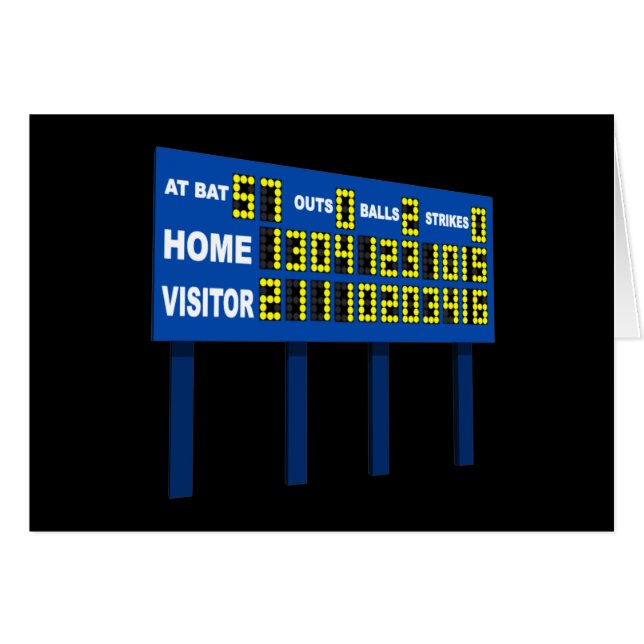 Scorebord (Voorkant Horizontaal)