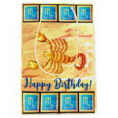 Scorpia - Happy Birthday Medium Gift Bag Cadeauzakje (Voorkant)