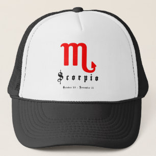 Scorpio, 23 oktober - 21 november trucker pet