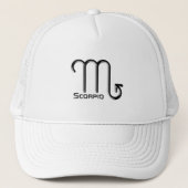 SCORPIO, abstract ontwerp van het sterrenbeeld, Trucker Pet (Voorkant)