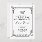 Scorpio Anniversaire Célébration Invitation (Dos)