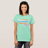 Scorpio Aqua T-shirt (Voorkant volledig)