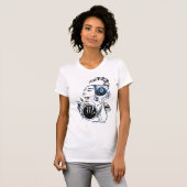 Scorpio Art Deco Lady T-shirt (Voorkant volledig)