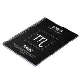 Scorpio Astrologie Notitieboek (Linkerzijde)