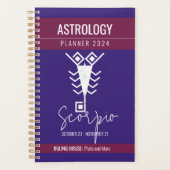 Scorpio Astrologie Planner (Voorkant)