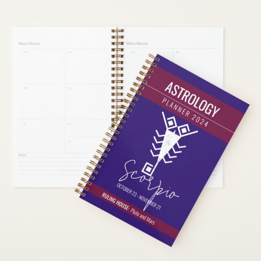 Scorpio Astrologie Planner (Display)