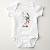 Scorpio Baby: Scorpio's Mystical Personalized Romper (Voorkant)