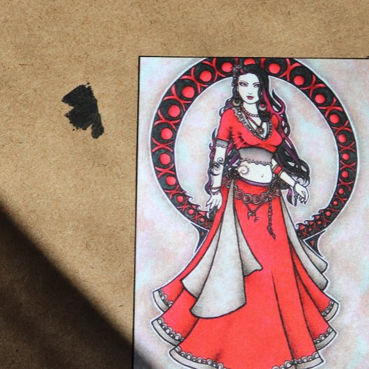 Scorpio Belly Dancer briefkaarten
