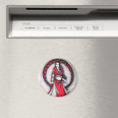 Scorpio Belly Dancer Gothic Moon Magneet (Insitu (Vaatwasser))