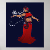 Scorpio Belly Dancer Poster (Voorkant)