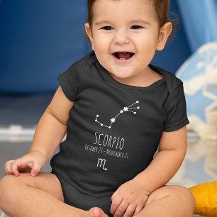 Scorpio Birth Sign   Zodiac Constellation Romper