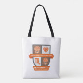 Scorpio Birthday Crest™ for November 1-21 Draagtas (Achterkant)