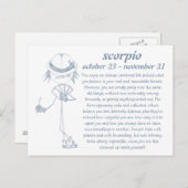 Scorpio [ - BitchScope -] Briefkaart (Voorkant / Achterkant)