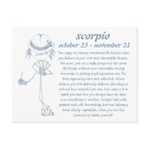 Scorpio [ - BitchScope -] Briefkaart