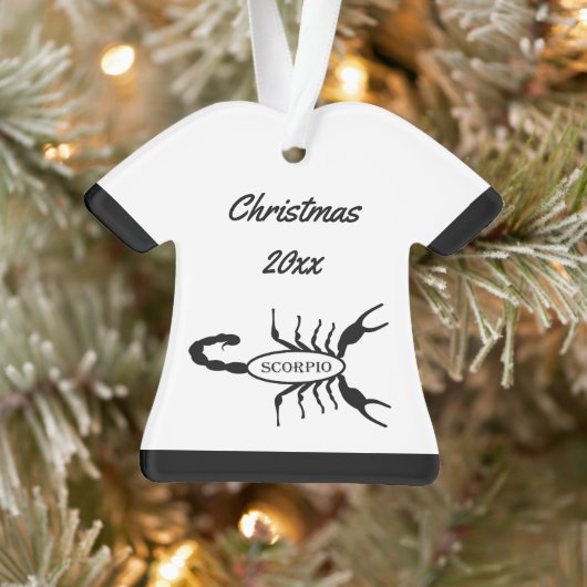 Scorpio Black Scorpion Star Sign Custom (Arbre)