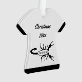 Scorpio Black Scorpion Star Sign Custom (devant)
