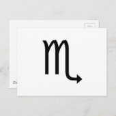 Scorpio Briefkaart (Voorkant / Achterkant)