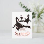 Scorpio Briefkaart (Staand voorkant)