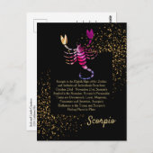 Scorpio Briefkaart (Voorkant / Achterkant)