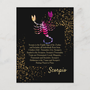 Scorpio Briefkaart