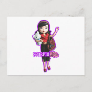 Scorpio-Briefkaart Briefkaart