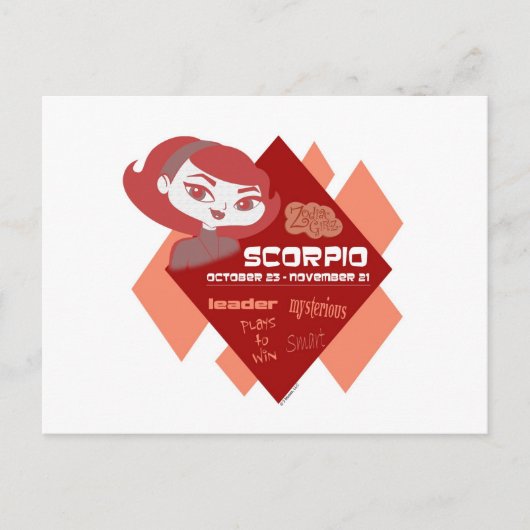 Scorpio-Briefkaart Briefkaart (Voorkant)
