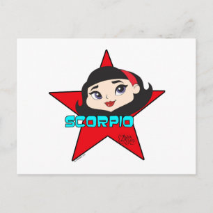 Scorpio-Briefkaart Briefkaart