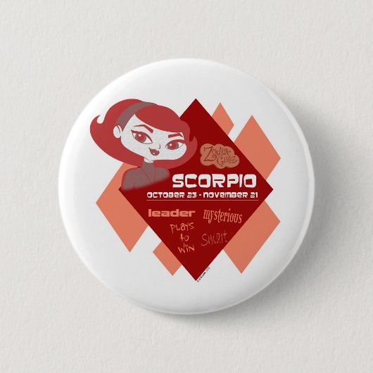 Scorpio-Button Ronde Button 5,7 Cm (Voorkant)