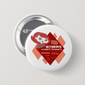 Scorpio-Button Ronde Button 5,7 Cm (Voorkant /achterkant)