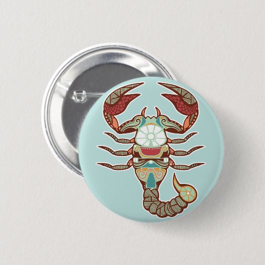 Scorpio-Button Ronde Button 5,7 Cm (Voorkant /achterkant)