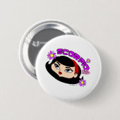 Scorpio-Button Ronde Button 5,7 Cm (Voorkant /achterkant)