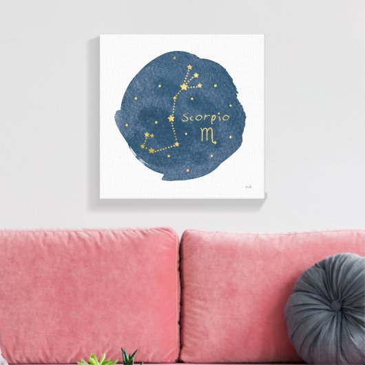 Scorpio Canvas Afdruk (Insitu (Woonkamer))