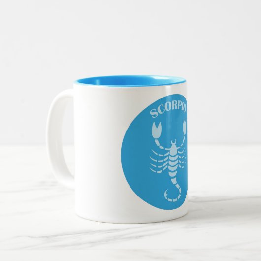 Scorpio Coffee Mok (Voorkant links)