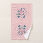 SCORPIO, Conception abstraite du signe zodiaque, (Serviette à main)