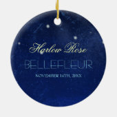 Scorpio Constellation | Aangepaste naam Keramisch Ornament (Achterkant)