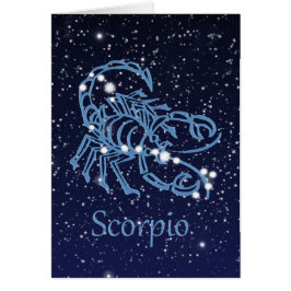 Scorpio Constellation and Zodiac Sign met sterren