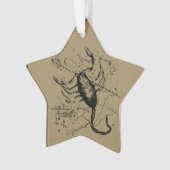 Scorpio Constellation Hevelius 1690 Classic Ornament (voorkant)
