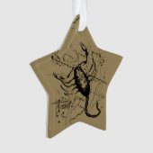 Scorpio Constellation Hevelius 1690 Classic Ornament (voorkant)