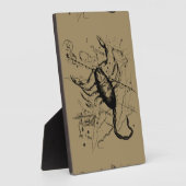 Scorpio Constellation Hevelius 1690 Engraving Fotoplaat (Zijkant)