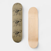 Scorpio Constellation Hevelius 1690 Engraving Skateboard (Voorkant)