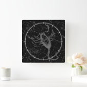Scorpio Constellation Hevelius 1690 Engraving Vierkante Klok (Huis)