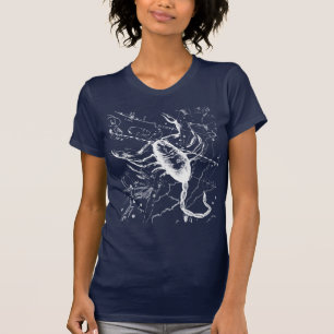Scorpio Constellation Hevelius 1690 okt. 23 - nov. T-shirt