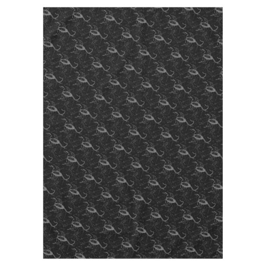 Scorpio Constellation Hevelius 1690 on Black Tafelkleed (Voorkant)