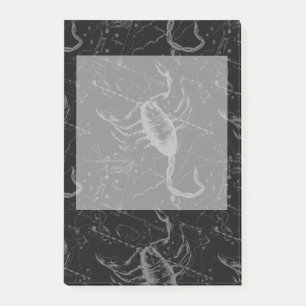 Scorpio Constellation Hevelius circa 1690 op Black Post-it® Notes